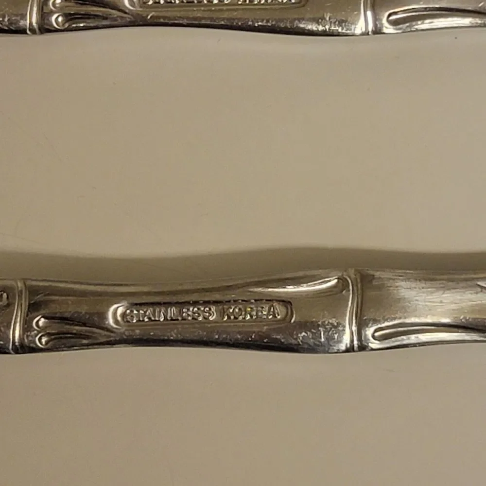 EXOTIC BAMBOO Set of 6 Salad Forks 6‎ 1/2